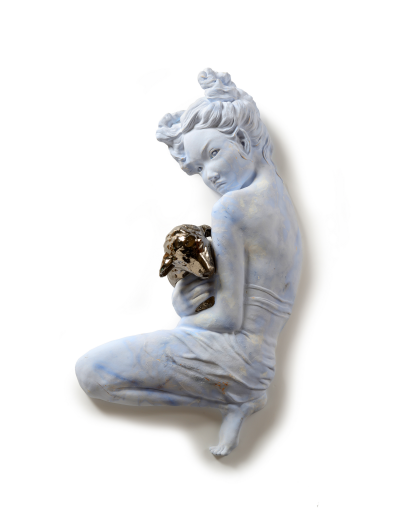 3.The Shepherd Girl,Ceramic, 48 x 85x 11 . 2015.png